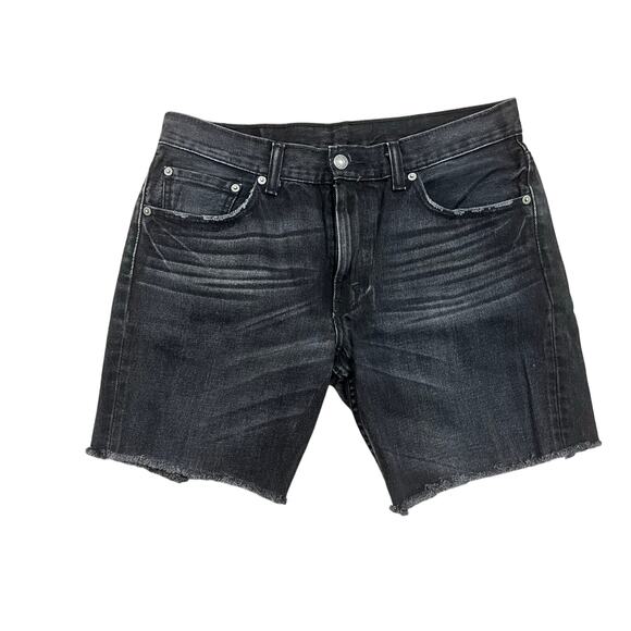 Men’s Levi’s Black Up cycled Denim Shorts 33 - Picture 2 of 4